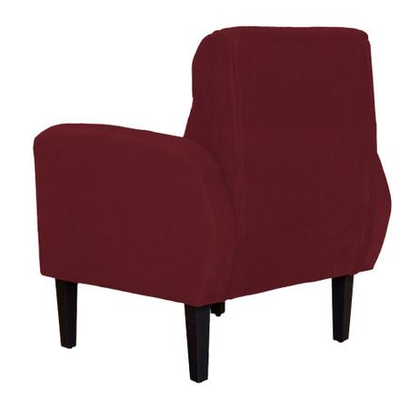 Poltrona Decorativa Luiza Para Sala Suede Cores - DS Estofados Imagem de Poltrona Decorativa Luiza Para Sala Suede Cores - DS Estofados