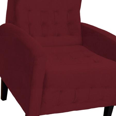 Poltrona Decorativa Luiza Para Sala Suede Cores - DS Estofados Imagem de Poltrona Decorativa Luiza Para Sala Suede Cores - DS Estofados