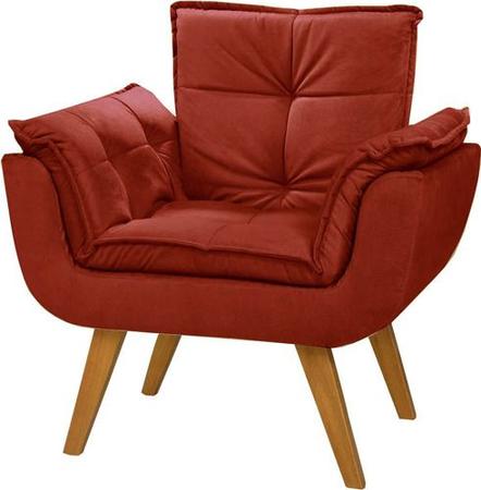 Poltrona Decorativa Opala Suede Preto - Dora Bela Imagem de Poltrona Decorativa Opala Suede Preto - Dora Bela