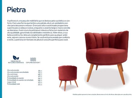Poltrona Lark Customização Exclusiva Design by Pimenta Criativa