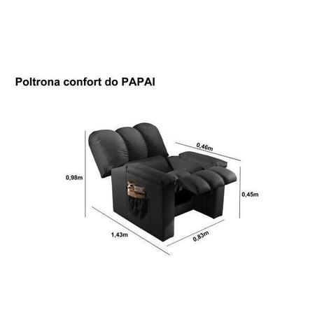Imagem de Poltrona do Papai Confort REF 07 Luxury Estofados