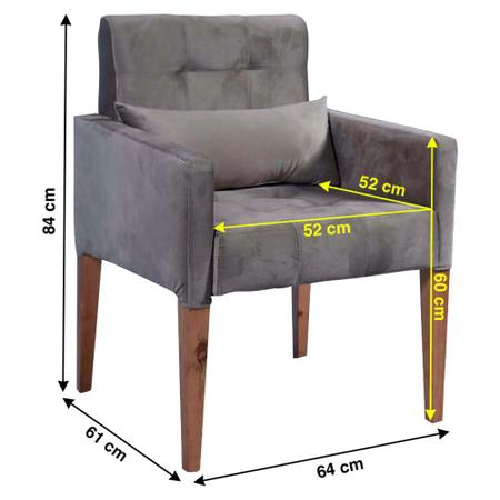 Poltrona Slim Velluti Conceito Estofados Imagem de Poltrona Slim Velluti Conceito Estofados