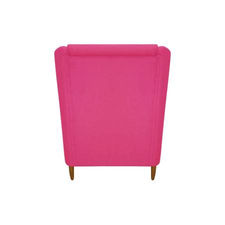 Imagem de Poltrona Tila Decorativa Escritório material sintético Rosa Pink