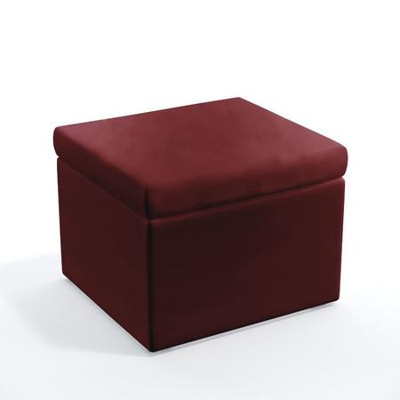Poltrona Vênus com Puff Quasar Suede Bordô Aradecor Imagem de Poltrona Vênus com Puff Quasar Suede Bordô Aradecor