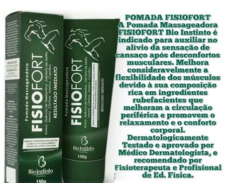 Imagem de Pomada Fisiofort Massageadora Bio Instinto Original 150g