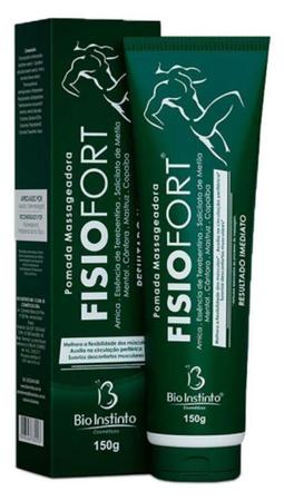 Imagem de Pomada Massageadora Fisiofort 150g Verde Bio Instinto Kit 4 Unidades - Prodapys