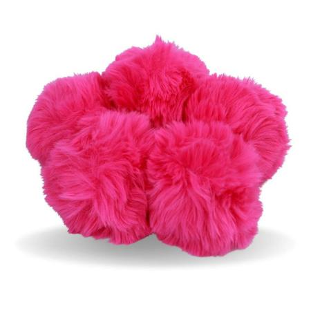 Imagem de Pompom Pelúcia Rosa Escuro 100mm - Com 25 Unidades - BRX