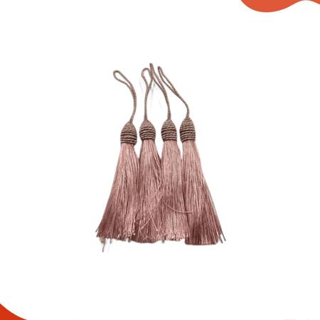 Imagem de Pompom Tassel Com Tulipa 90mm Em Poliester Com 50 Peças