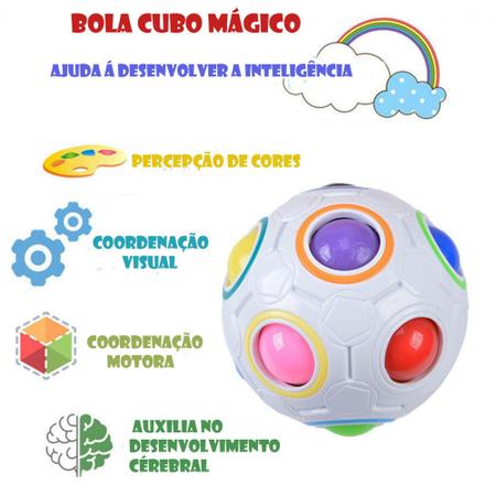 Bola de quebra-cabeça Rainbow Magic Ball Cube Fidget Sensorial