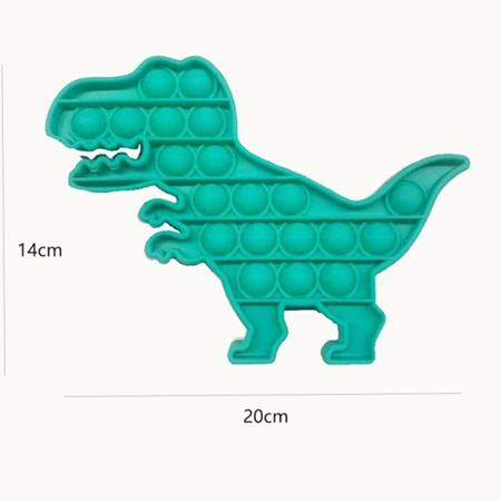 Pop It Gigante Big 44cm Dinossauro Fidget Toy Sensorial Jogo Cor Dinossauro