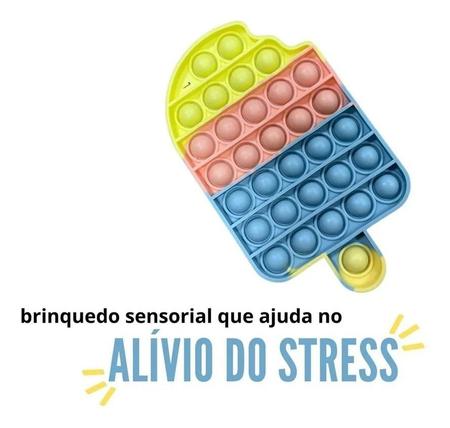 Imagem de Pop It Fidget Toy Importway BW203 Brinquedo Sensorial Anti Stress Sorvete 