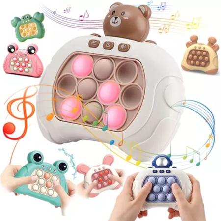 Brinquedo Mini Game Eletrônico 80 Níveis Pop Its Anti-Stress