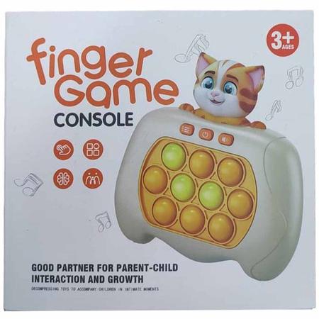 Jogo Pop It Eletrônico Mini Console Anti Stress de Gatinho em