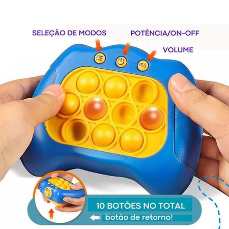 Pop-it Mini Gamer Console Anti Stress Brinquedo Eletrônico - Good Partner -  Pop It Fidget - Magazine Luiza
