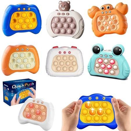 Brinquedo de moda sensorial pop-it antistress jogo de mão de inquietação  para crianças gadget infantil quadrado bubble popit