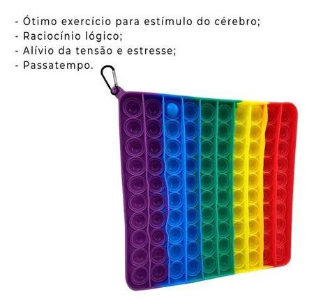 Pop It Gigante 30x30cm - Universo Pop It - Pop It Fidget - Magazine Luiza