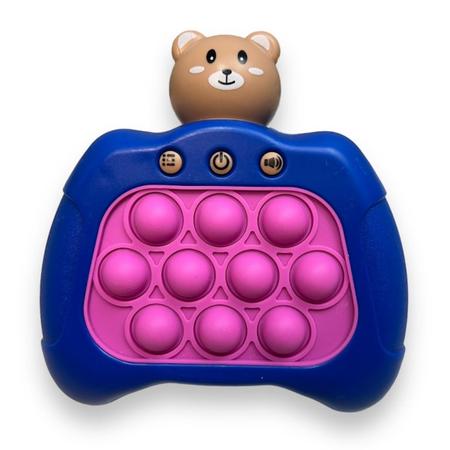 Brinqueto Pop It Eletrônico Mini Game Luzes Jogo Educativo Raciocínio e  Agilidade (Urso)