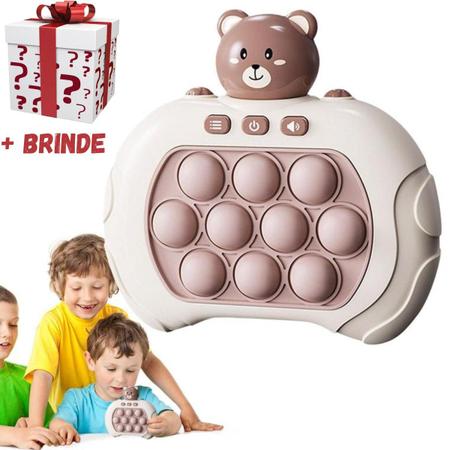 Mini Game Popit Controle Jogo Infantil Elétrico Com Pilhas