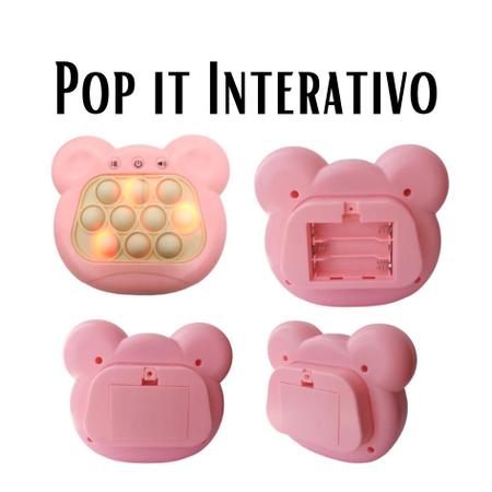 Popit Mini Game Eletrônico Anti Stress Jogo Infantil Memória