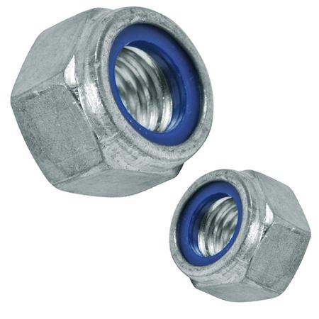 Porca auto travante 7/16 unf parlock nylon zinco - 50un - MTC TOOLS Imagem de Porca auto travante 7/16 unf parlock nylon zinco - 50un