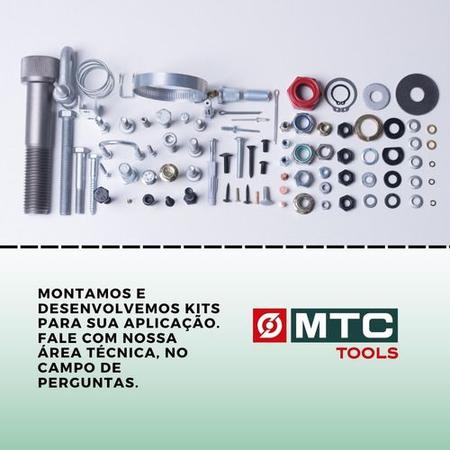 Porca auto travante 7/16 unf parlock nylon zinco - 50un - MTC TOOLS Imagem de Porca auto travante 7/16 unf parlock nylon zinco - 50un