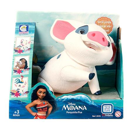 Porquinho Pua de Vinil Perfumado Moana Disney Articulado