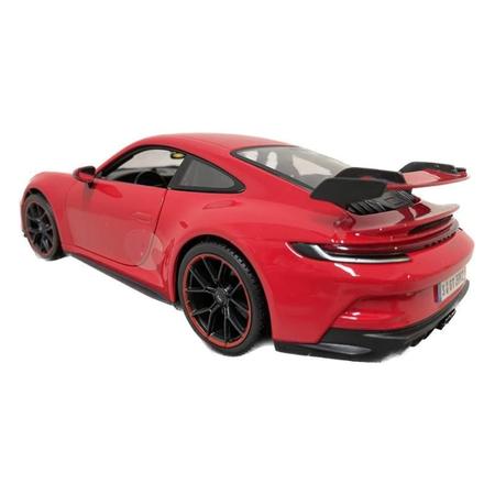 Imagem de Porsche 911 GT3 (992) 2022 - Vermelho - Maisto - 1:18