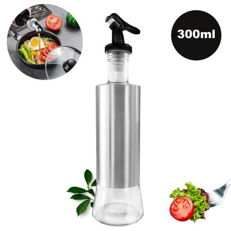 Imagem de Porta Azeite, Pimenta E Vinagre Inox Cozinha Premium 300ml