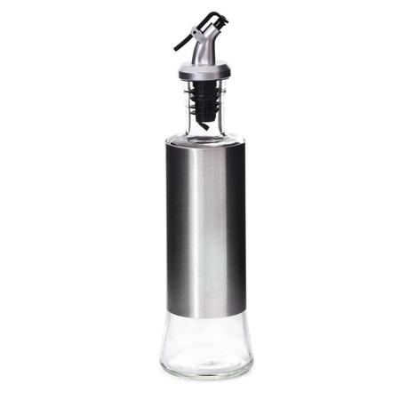 Imagem de Porta Azeite Vinagre de Vidro e Inox com Dosador 300ml