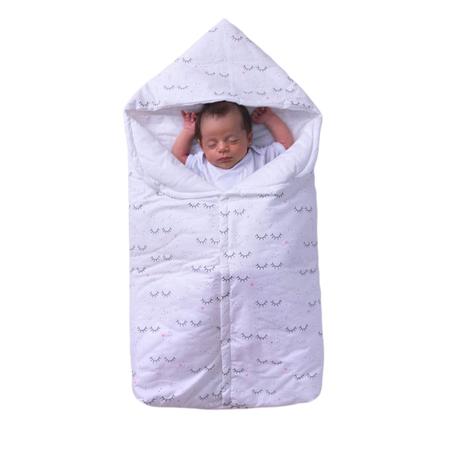 Imagem de Porta Bebê Saco De Dormir C/capuz Acolchoado 100% Algodão - Papi Baby