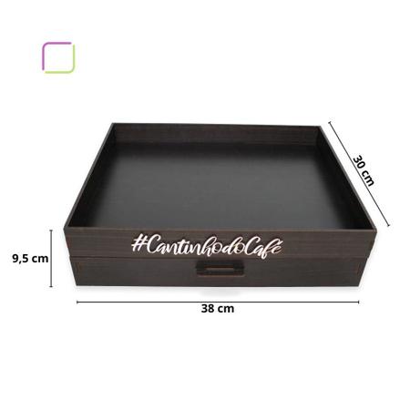 Imagem de Porta capsula e bandeja decorativa 3 modelos marcas dolce gusto nespresso e 3 corações