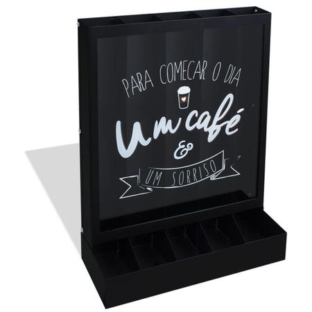 Imagem de Porta Cápsulas de Mesa Parede Modelo Universal Um Café