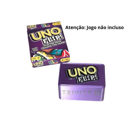 Imagem de Porta Cartas card hoder para baralho Uno Flip compatível com sleeves