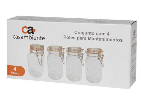 Imagem de Porta Condimentos de Vidro Hermético Casambiente