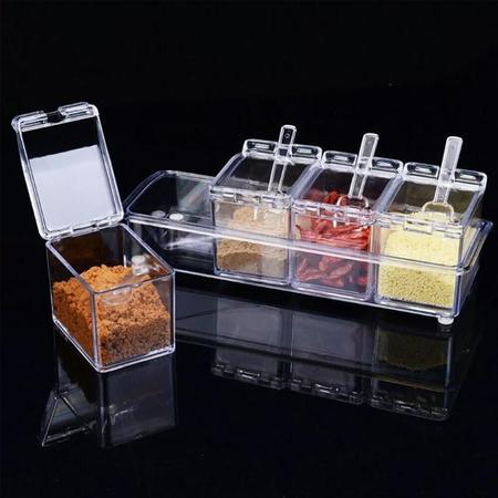 Imagem de Porta Condimentos E Temperos Crystal Seasoning Box
