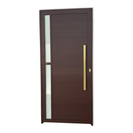 Imagem de Porta de Aluminio Lambril 210x90cm com Puxador Super Visione Brimak