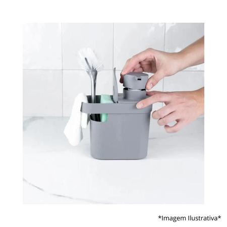 Imagem de Porta Detergente Dispenser 650ml C/ Esponja - Ou