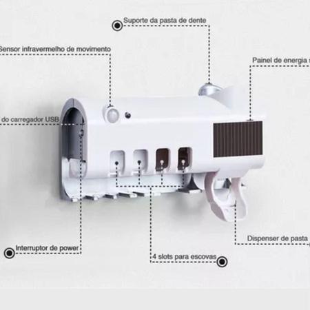 Imagem de Porta Escova De Higiene Com Luz Uv