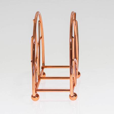 Imagem de Porta Guardanapo Metal Aramado Cobre Rose Gold Zl0003 St1681