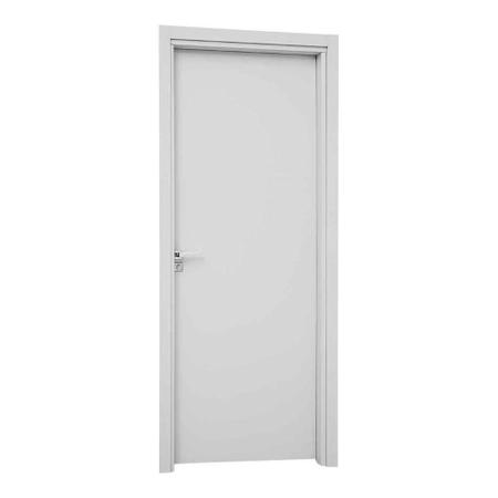 Imagem de Porta Interna p/ Banheiro em Alumínio 215 x 76 x 10 cm Direita Aluminium Sasazaki