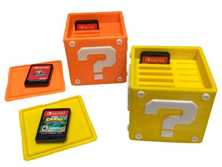 Porta Jogos Nintendo Switch Cubo Mário