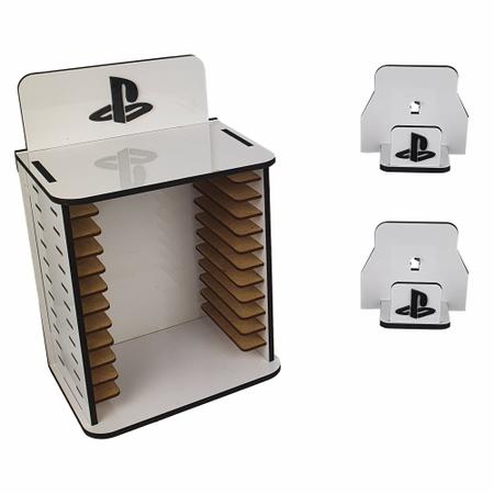 Porta jogos para PS5 (Preto brilho)