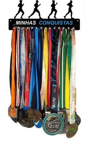 Imagem de Porta Medalhas Corrida de Rua Masculino para até 50 Medalhas