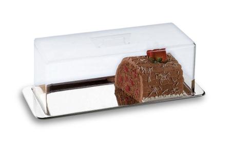 Imagem de Porta Pão, Rocambole e Torta Fria 2 Peças - Atina 40 x 16 cm - Brinox