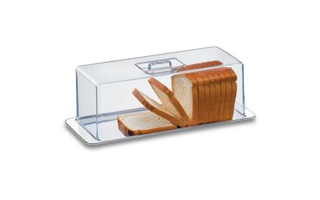 Imagem de Porta Pão, Rocambole e Torta Fria 2 Peças - Atina 40 x 16 cm - Brinox