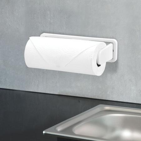 Imagem de Porta papel toalha cozinha suporte de parede para rolo
