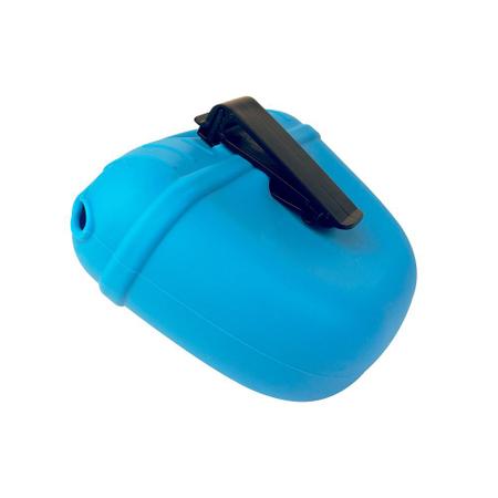 Imagem de Porta Petisco para Adestramento silicone NYPets com suporte - Azul