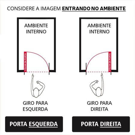 Imagem de Porta Pivotante de Alumínio 210 x 100cm com Friso e Fechadura Digital Linha 30 Esquerda