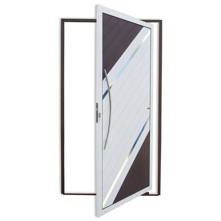 Imagem de Porta Pivotante Lambril Duna com Puxador Super 210cm x 120cm Brimak