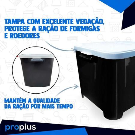 Imagem de Porta Ração Container Até 15Kg Cachorro Pet Dispenser